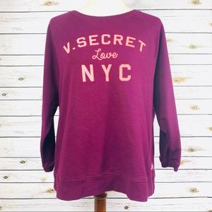 Victoria’s Secret Pullover Sweatshirt Love NYC L